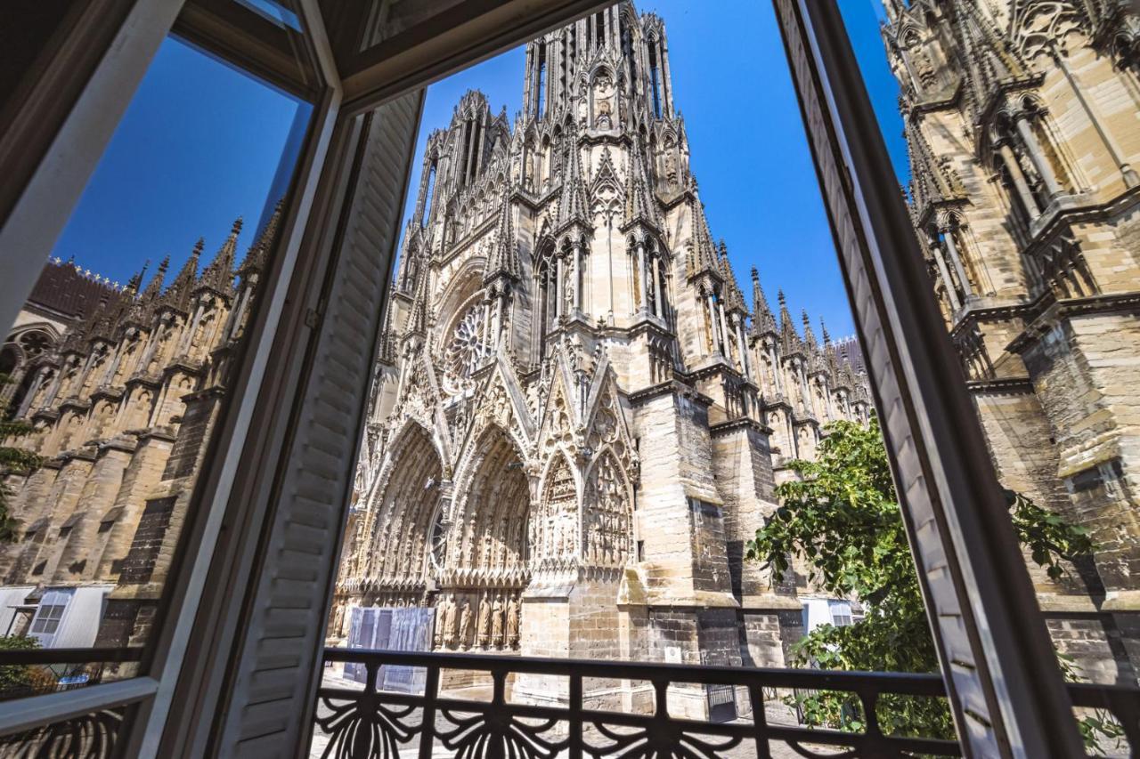 Au Pied De La Cathedrale #Vuemagique Leilighet Reims Eksteriør bilde